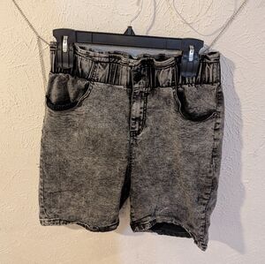 BAMBOO Women's Black Jean Shorts